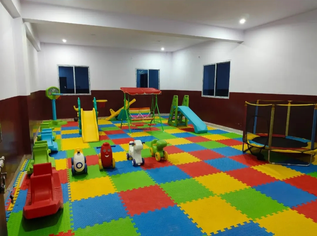 Indoor Kids Playroom with Toys